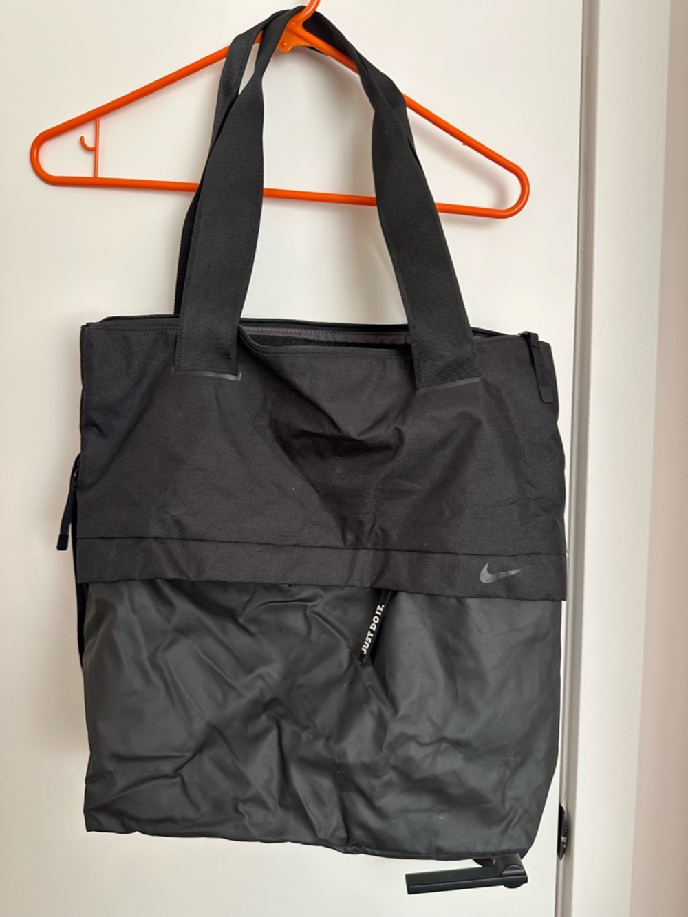 Nike Black Two-Tone Tote